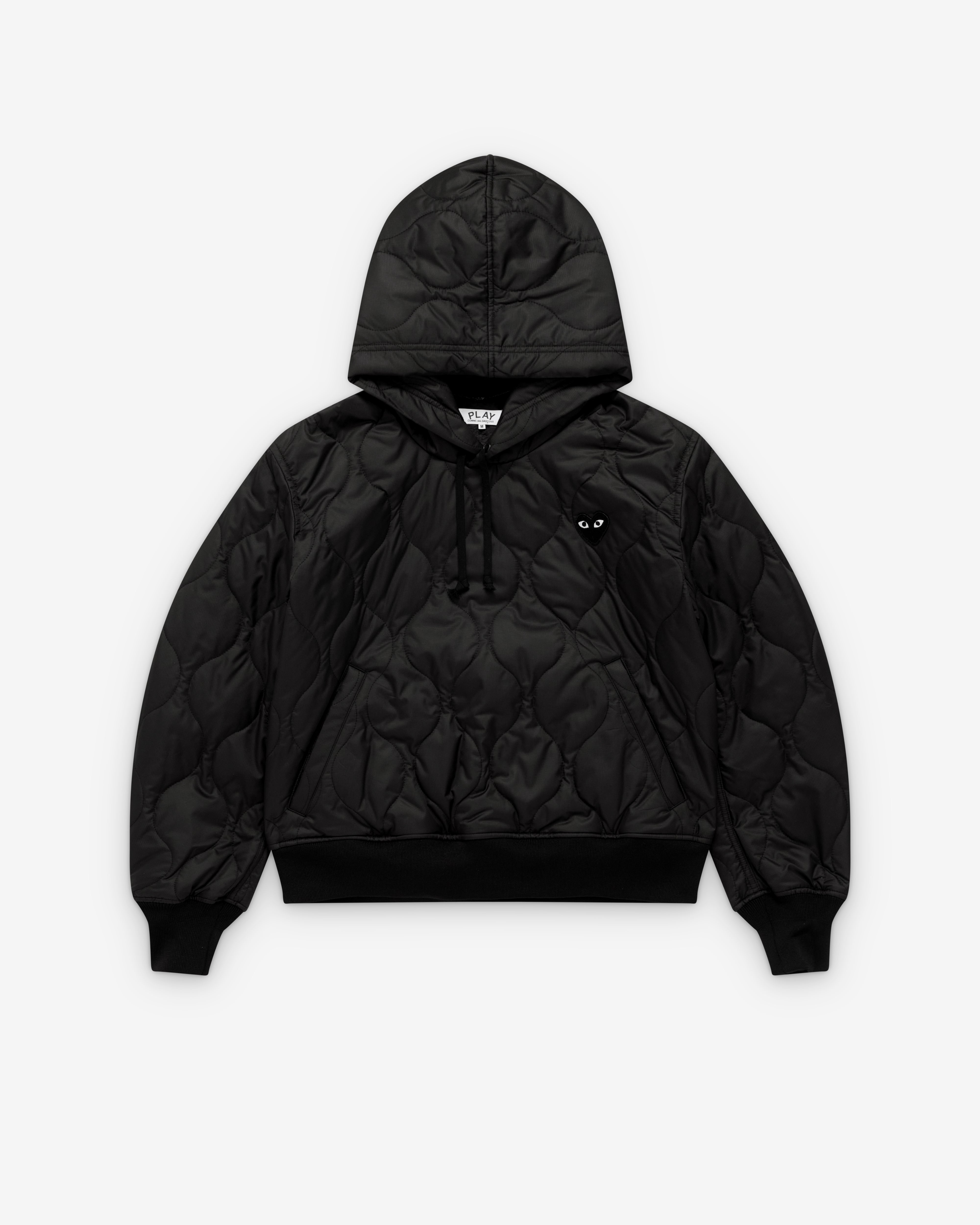 Play: Black Heart Hooded Jacket (Black) | DSMS E-SHOP