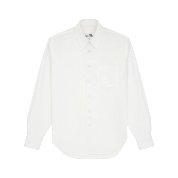 MM6 - Women's Long Sleeved Shirt - (Off White)