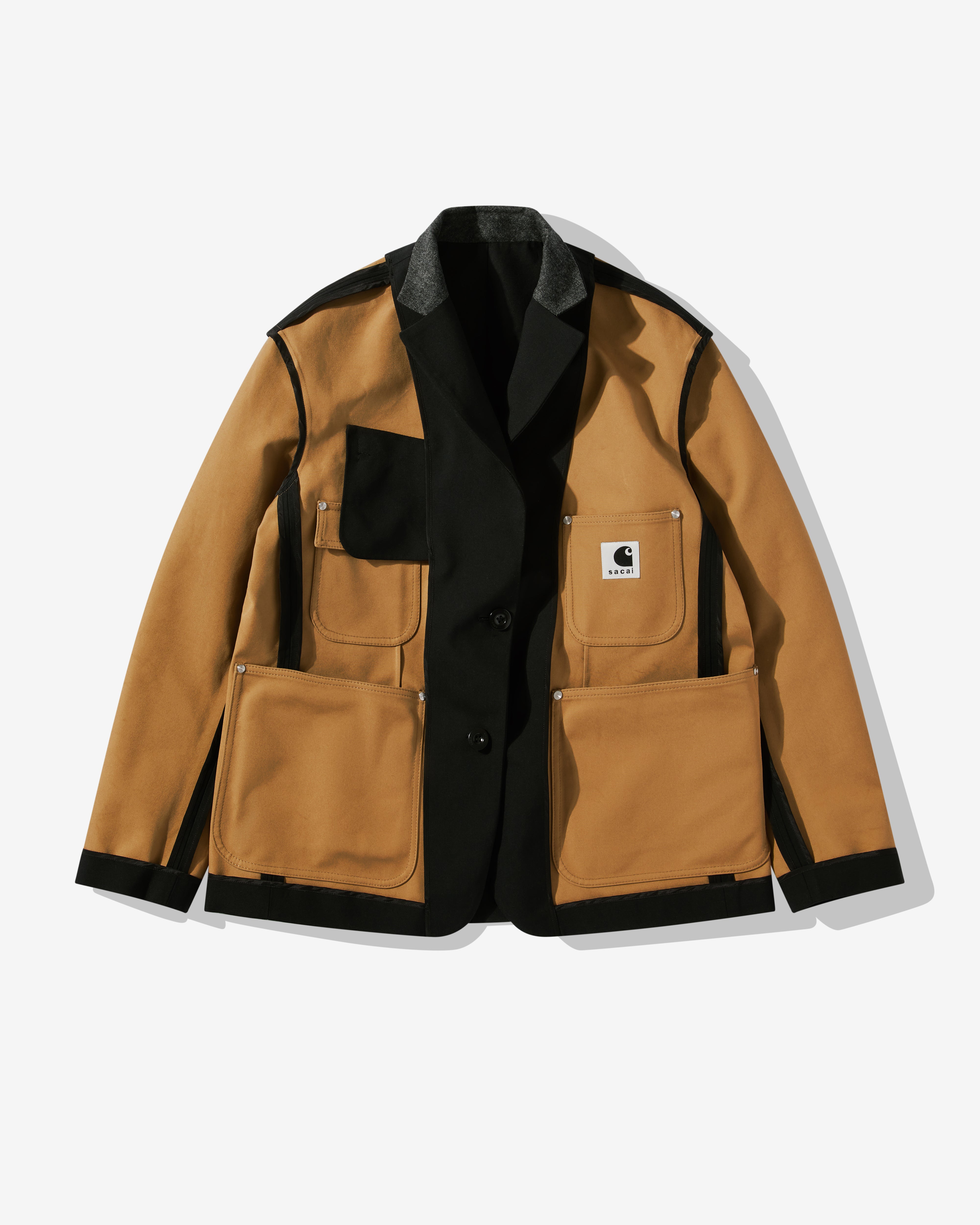 sacai - Men's Carhartt WIP Suiting Bonding Jacket - (Black/Beige)