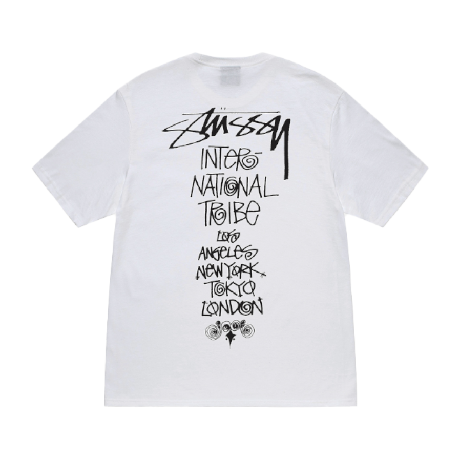 STÜSSY - Tribe Stack Tee - (White)