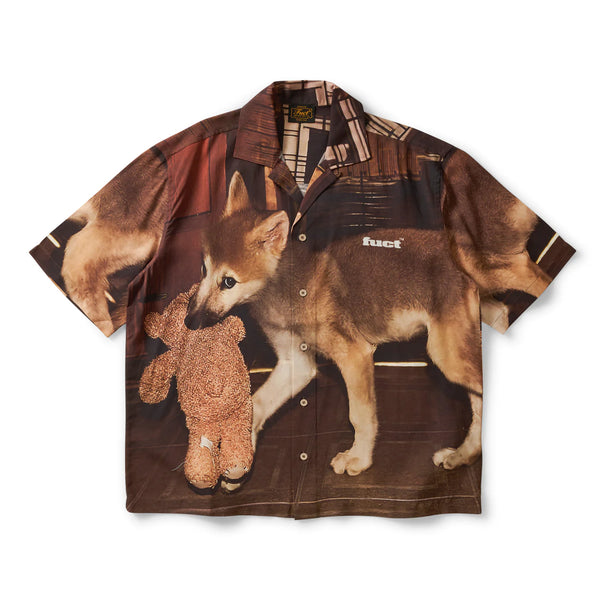 FUCT - Camp Collar Shirt - (Animal Print)
