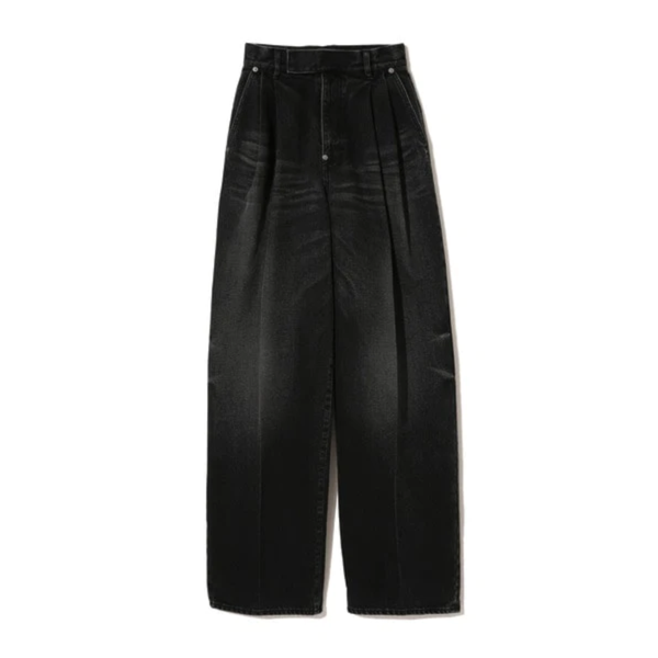 UNDERCOVER - Women's 2-Tuck Denim Pants - (Black)