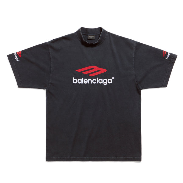 Balenciaga - 3B Sports Icon T-shirt - (Black/Red/White)