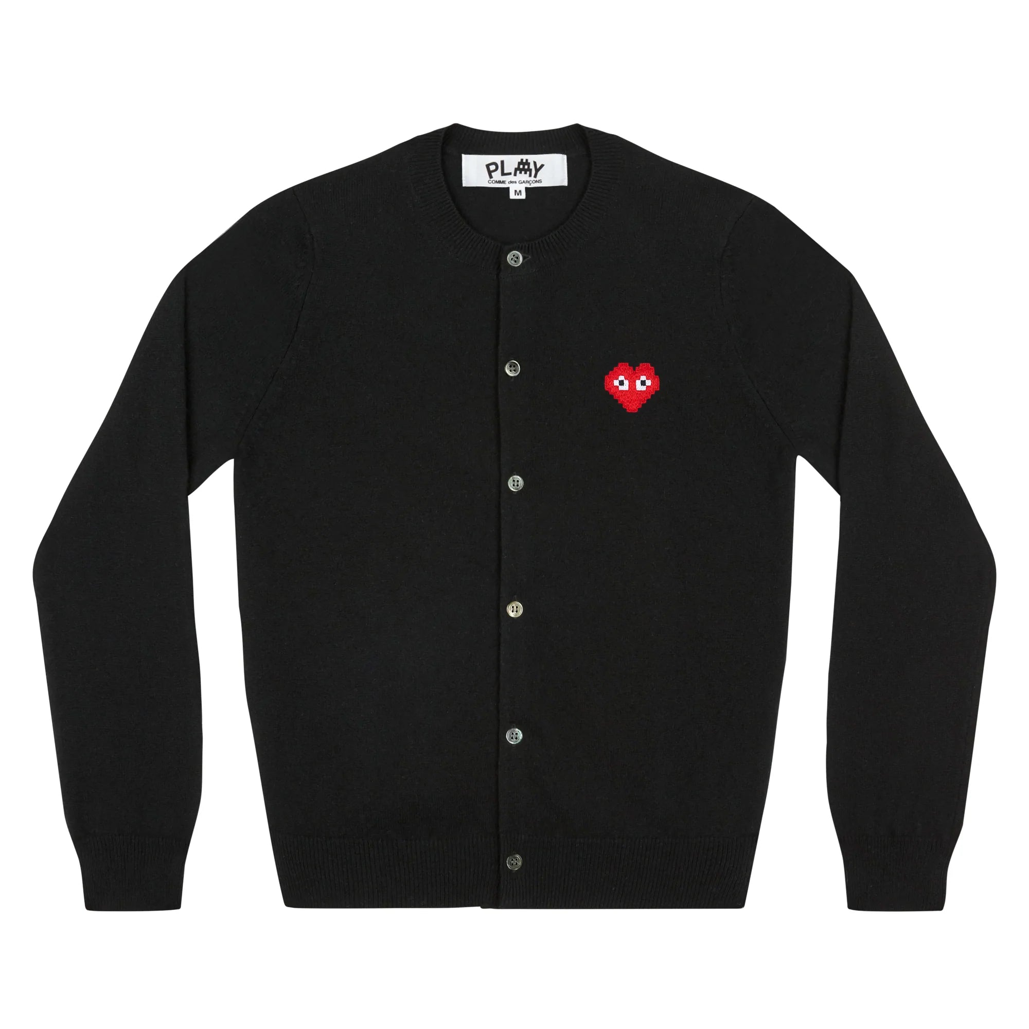 Cdg 2025 black cardigan