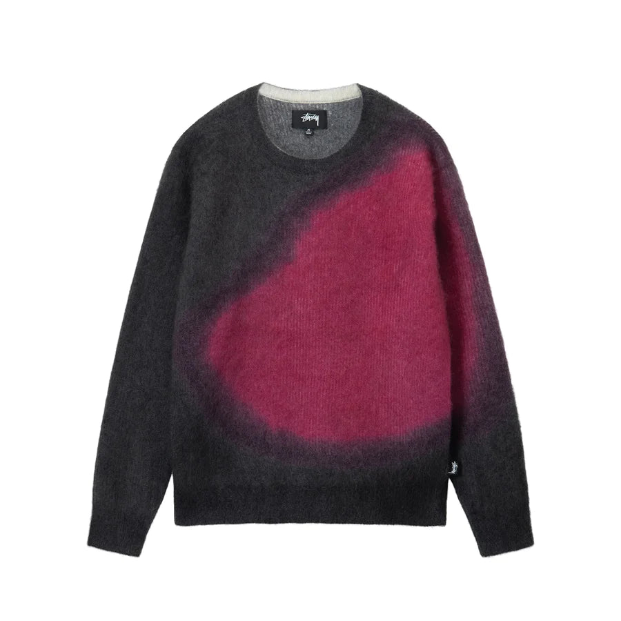 STÜSSY - Brushed Dot Sweater - (Black) | Dover Street Market E 