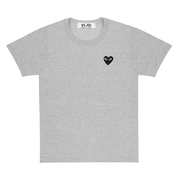 PLAY - Black Heart T-Shirt - (T075)(T706)(Grey)