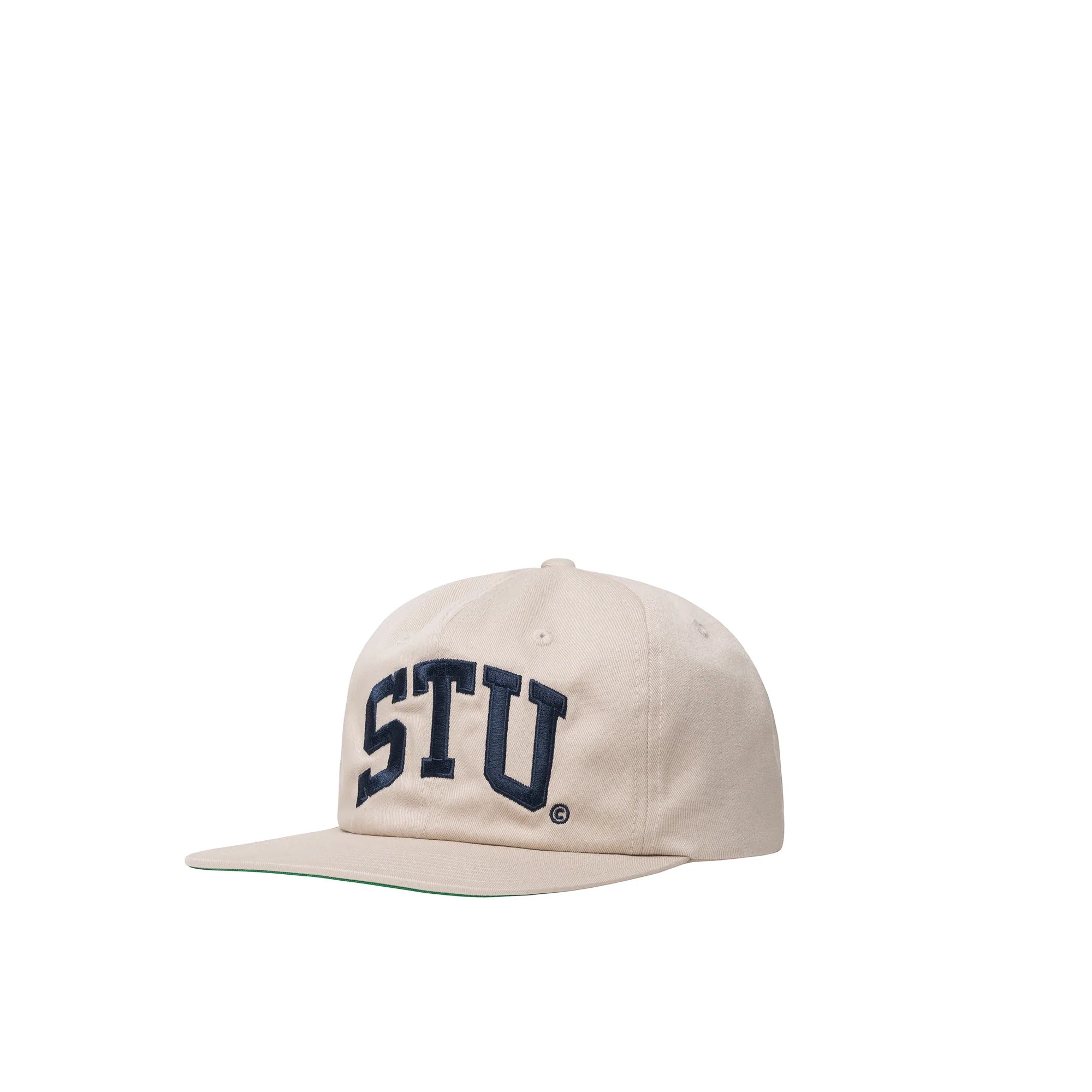 STÜSSY - Stu Arch Strapback Cap - (Khaki) | Dover Street Market E