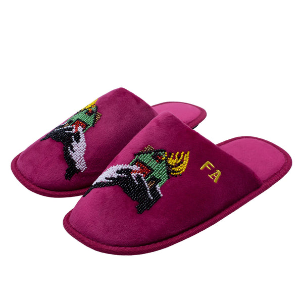 FUCKING AWESOME - Fa House Slippers - (Red)