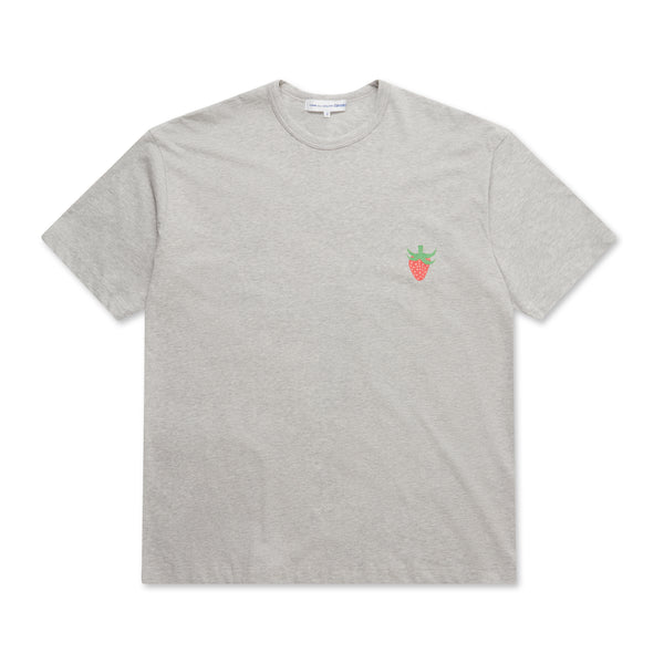CDG SHIRT - Brett Westfall Strawberry Oversized T-Shirt  - (Top Grey)