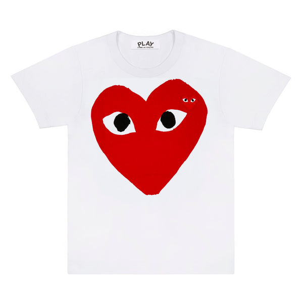 PLAY - Red T-Shirt - (T025)(T026)(White)