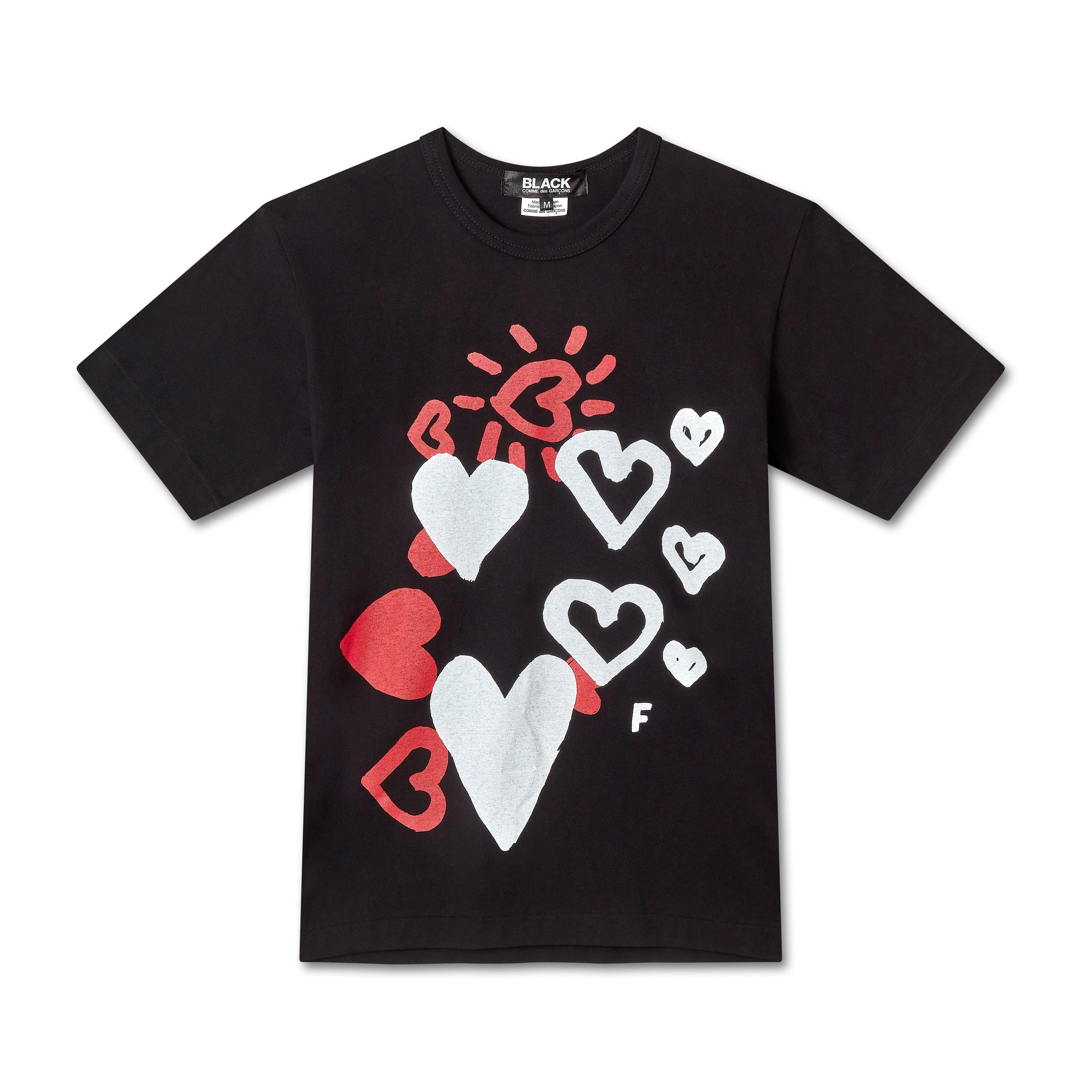 BLACK COMME DES GARÇONS: Filip Pagowski Printed T-Shirt (Black BLACK COMME DES GARÇONS: Filip Pagowski Printed T-Shirt (Black