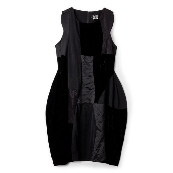 BLACK COMME DES GARÇONS - Patchwork Dress - (Black)