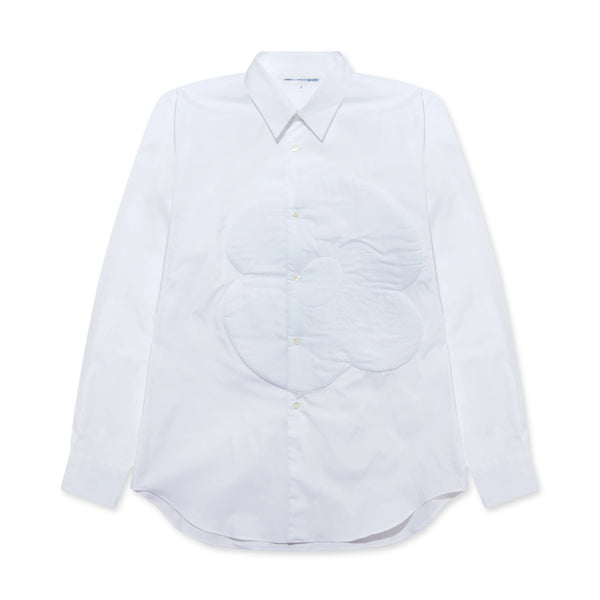 CDG SHIRT - Flower Shirt - (White)