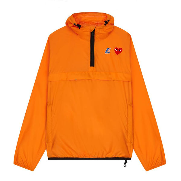 PLAY - K-Way Half Zip Jacket - (Orange)
