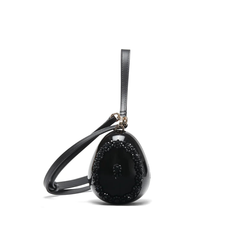 SIMONE ROCHA: Women's Embellished Egg Bag (Black) | DSMS E-SHOP SIMONE ROCHA: Women's Embellished Egg Bag (Black) | DSMS E-SHOP