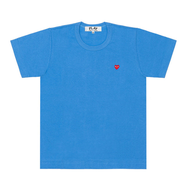 Play - Small Red Heart T-Shirt - (T313)(T314)(Blue)