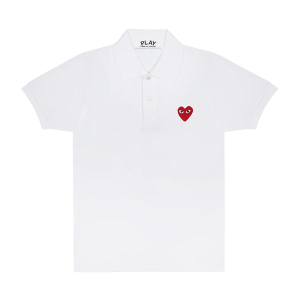 PLAY - Red Polo Shirt - (T005)(T006)(White)