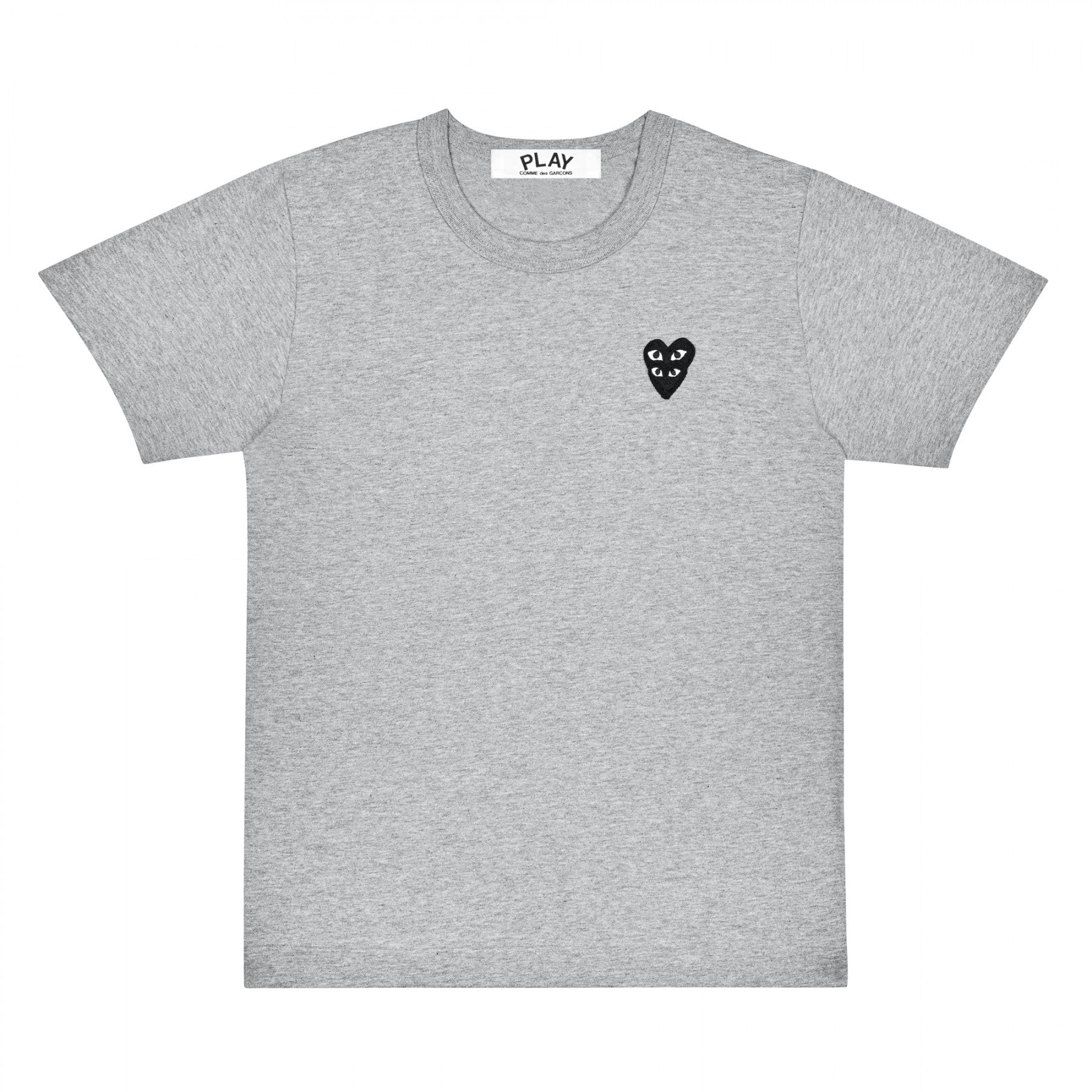 PLAY - Double Eye Black Heart T-Shirt - (Grey) - (T295) - (T296