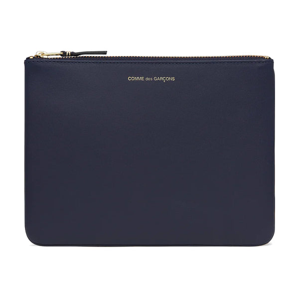 CDG WALLET - Classic Colour Big Pouch - (Navy SA5100)