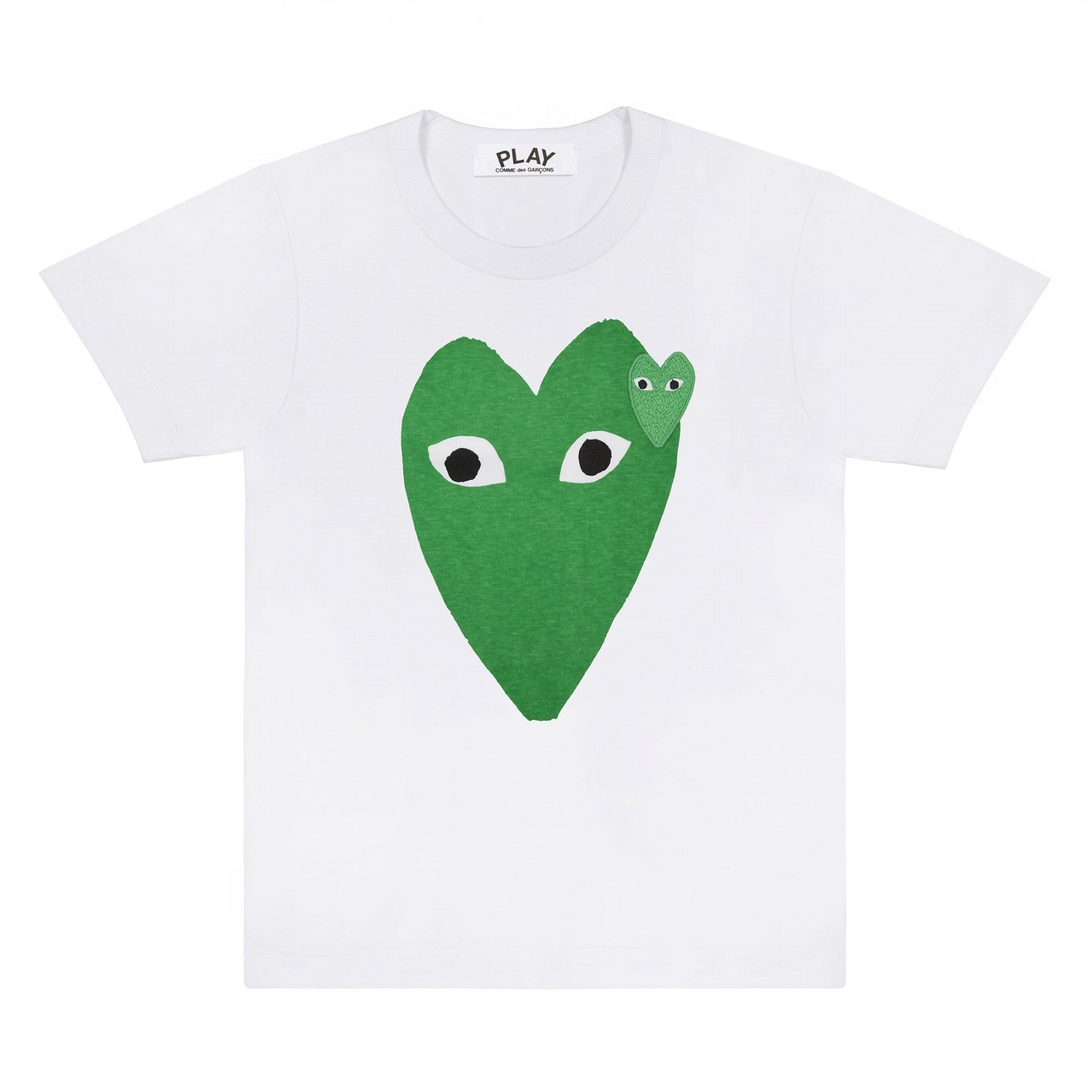 PLAY - T-Shirt Green Heart - (T059)(T060) | Dover Street Market E