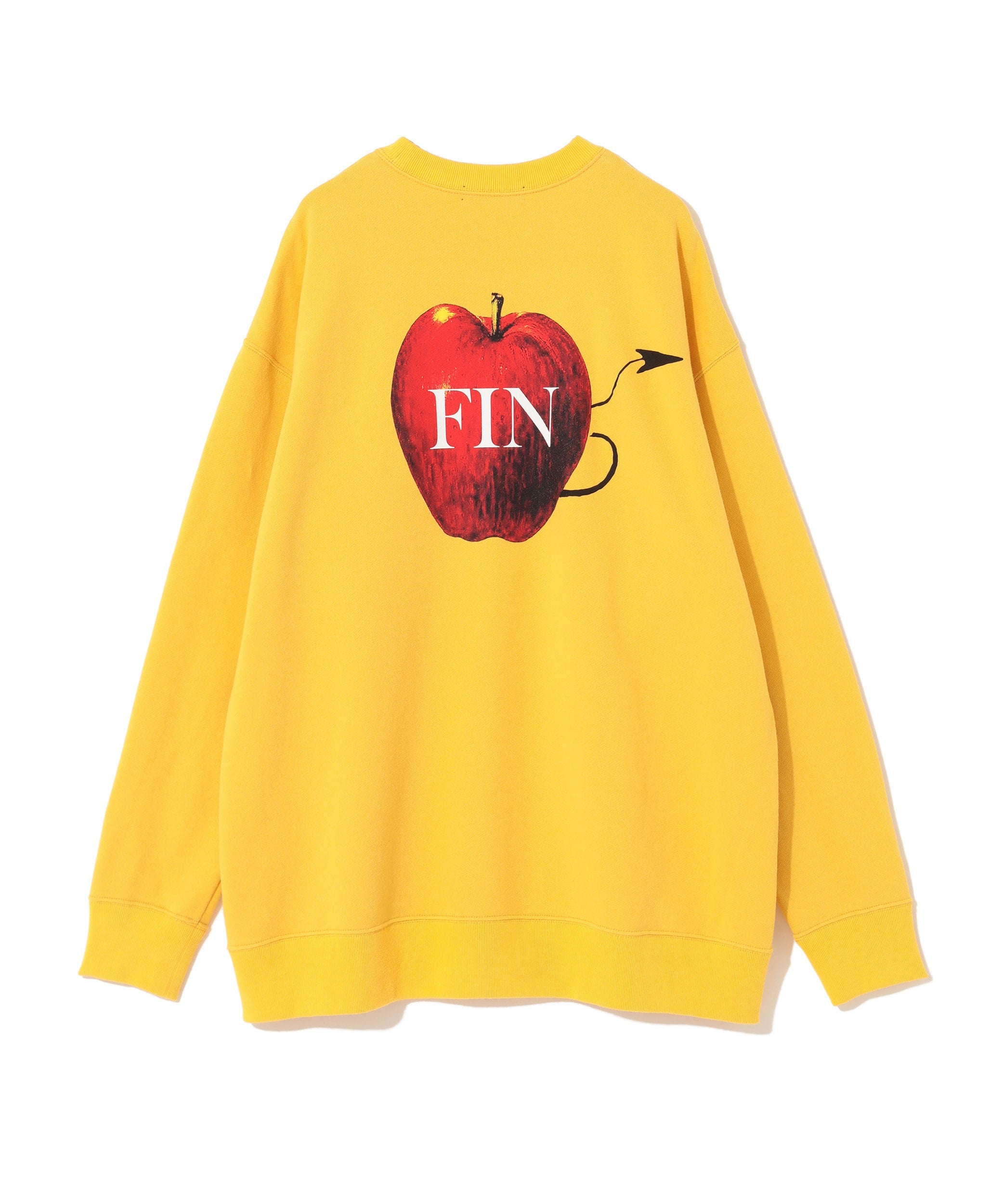 UNDERCOVER: Big Sweat Apple Fin T-Shirt Yellow | DSMS E-SHOP