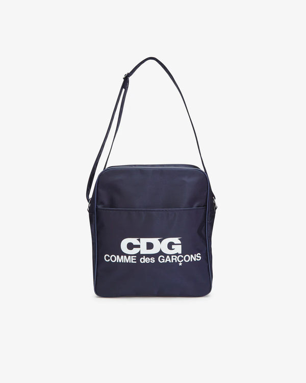 Cdg - Large Shoulder Bag - (Navy)