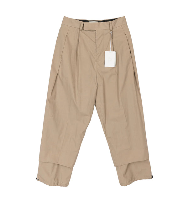 Craig Green - Men's Tailored Wide Leg Cropped Trousers - (Beige)