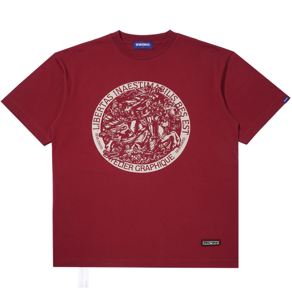 DEVÁ STATES - Seal T-Shirt - (Burgundy)