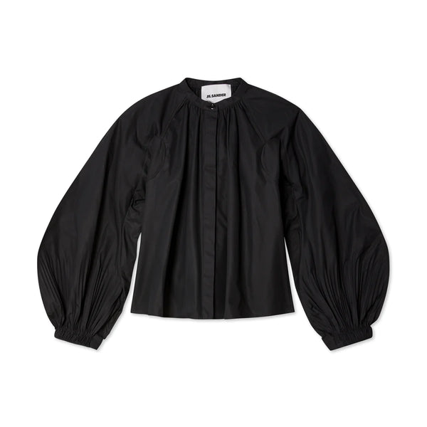 JIL SANDER - Women's Ls Fash Shirt - (Black)