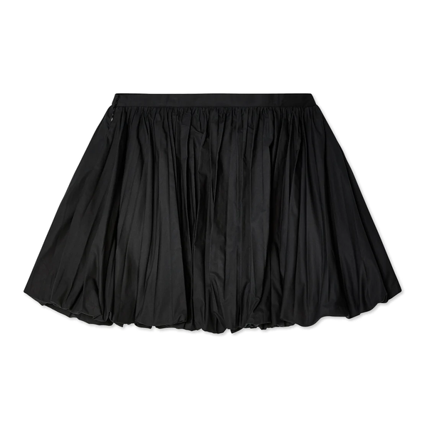 Jil Sander_JIL SANDER - Women’s Pleated Full Mini Skirt - (Black)_SKIRTS