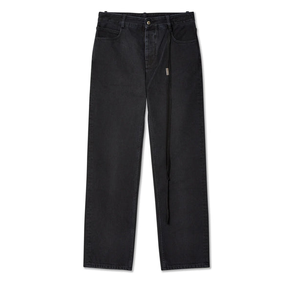 ANN DEMEULEMEESTER - Men's Leopold 5 Pockets Regular Fit Trousers - (Grey)