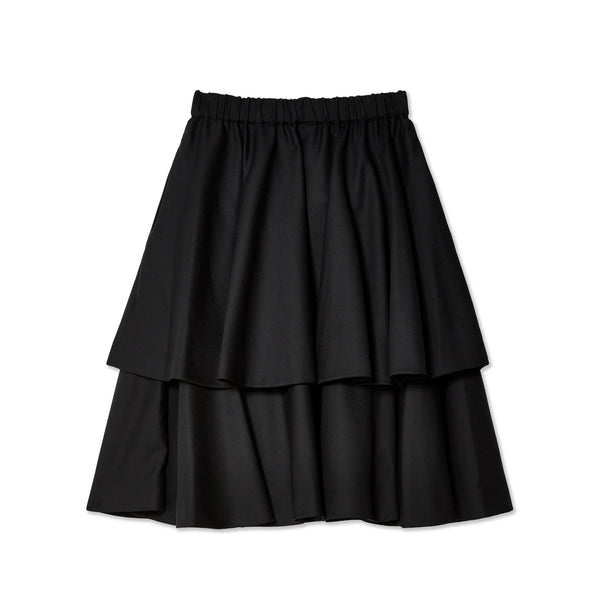Noir Kei Ninomiya - Women’s Wool Gabardine Skirt - (1 Black)