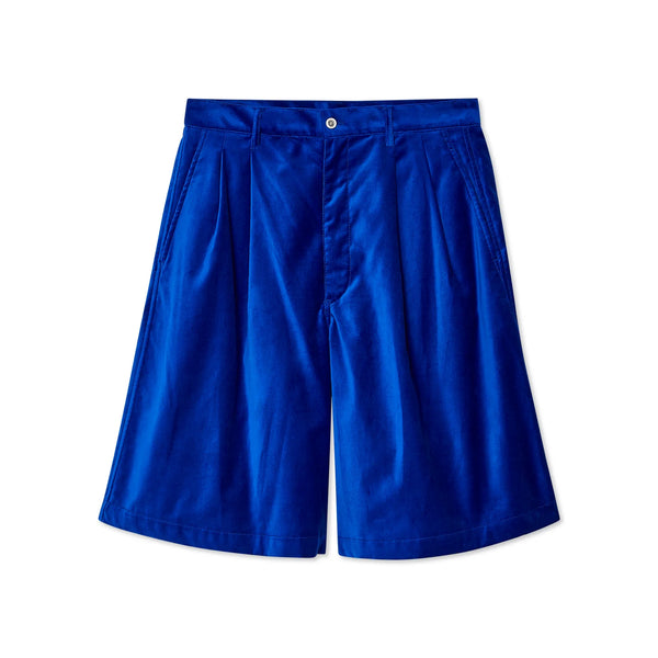 CDG Shirt - Men's Corduroy Shorts - (Blue)
