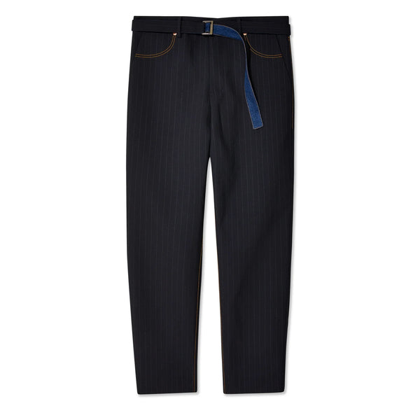 Sacai - Men's Belted Trousers - (201 Navy)