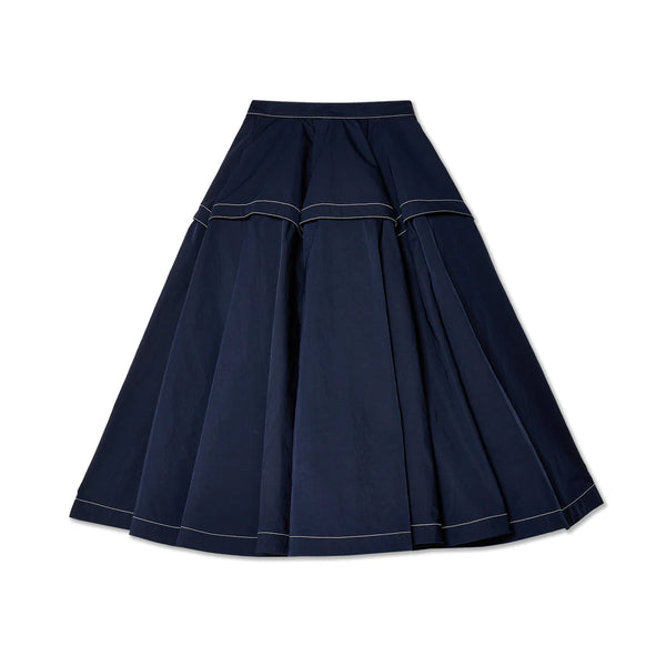 BOTTEGA VENETA - Women's Tech Nylon Skirt - (4121 Navy)