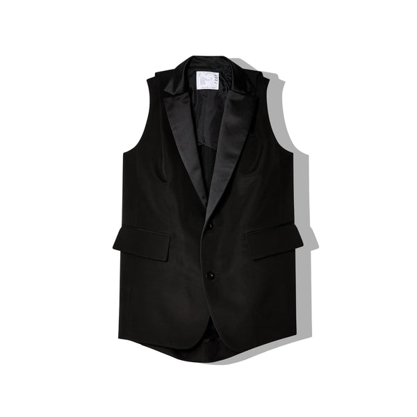Sacai - Women's Double-Faced Vest - (001 Black)