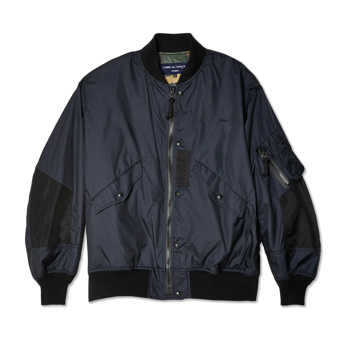 Comme Des Garçons Homme: Men'S Bomber Jacket (1 Black) | DSMS E-SHOP