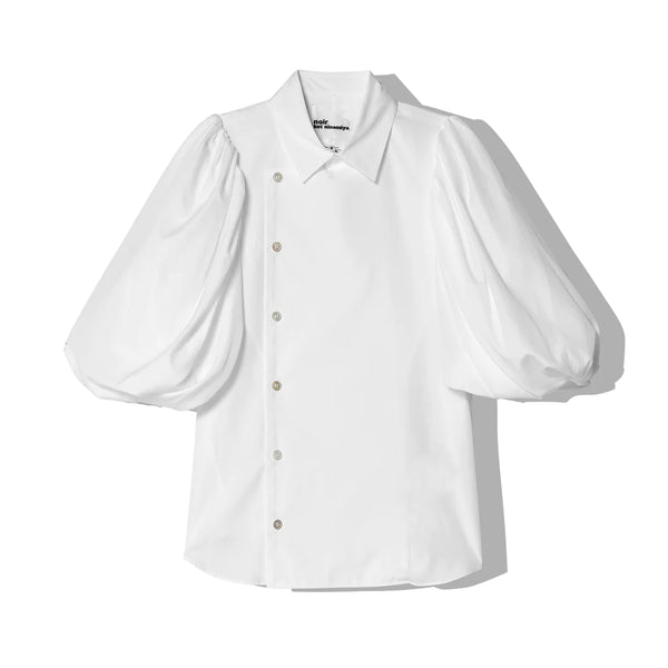 Noir Kei Ninomiya - Women's Puff Sleeve Collar Blouse - (2 White)