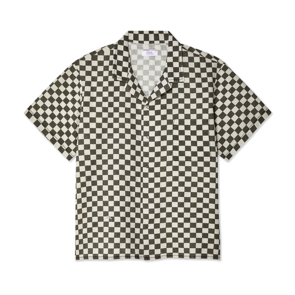 ERL - Men's Printed Hawaian Shirt Woven - (Checker)