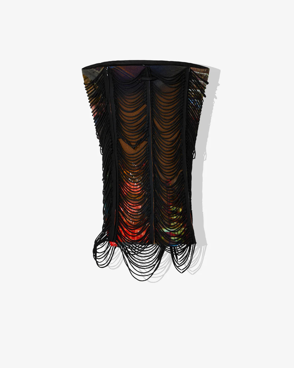 JEAN PAUL GAULTIER: Women's Slashing 3D Mini Dress (Print) | DSMS E-SHOP