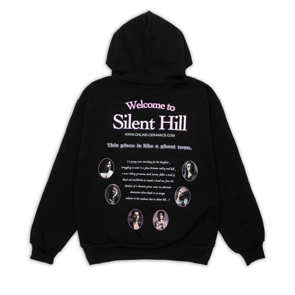 Online Ceramics_ONLINE CERAMICS - Welcome To Silent Hill Hoodie -(Black)_TEES