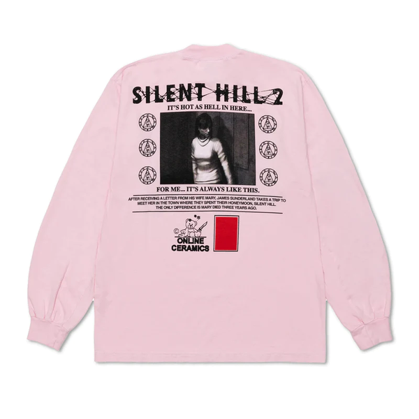 Online Ceramics_Online Ceramics - Silent Hill 2 Angela LS Tee - (Pink)_TEES