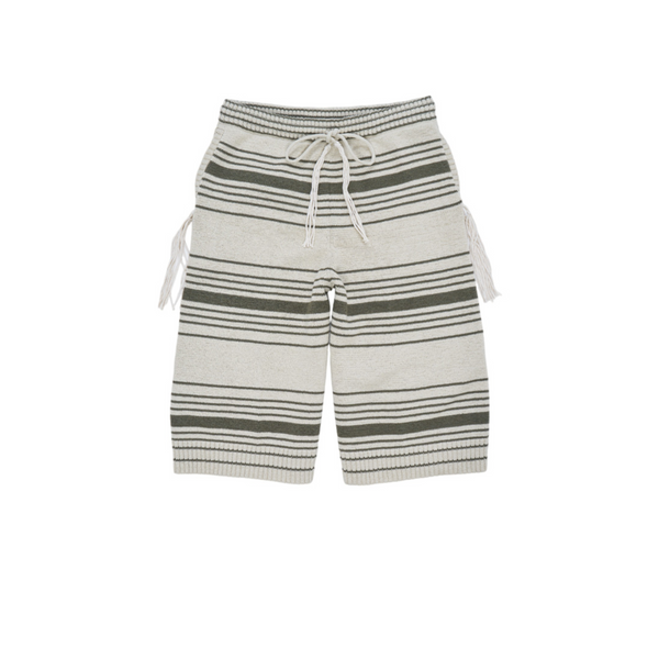 CRAIG GREEN - Stripe Shorts - (ECRU MONO-STRIPE)