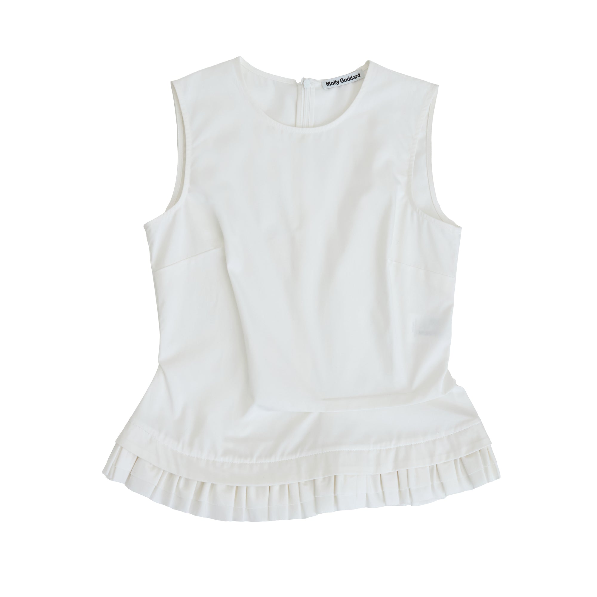 MOLLY GODDARD: Women's Edwina Top (White) | DSMS E-SHOP