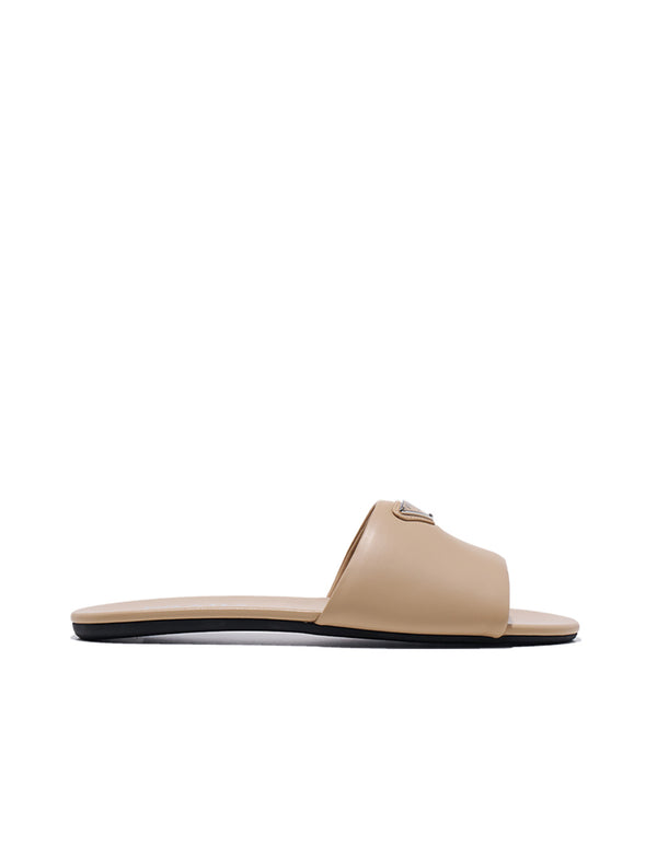 Prada - Women's Sandals With Logo - (Beige)