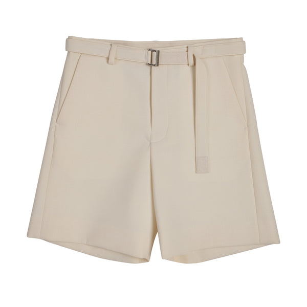 Sacai - Men's Suiting Bonding Shorts  - (151 Off White)