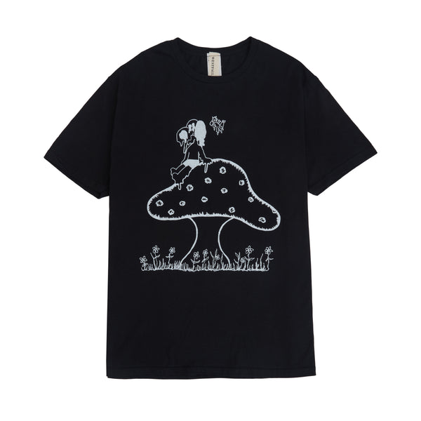 WESTFALL - Men's Mushroom Snoppy T-Shirt - (Black)