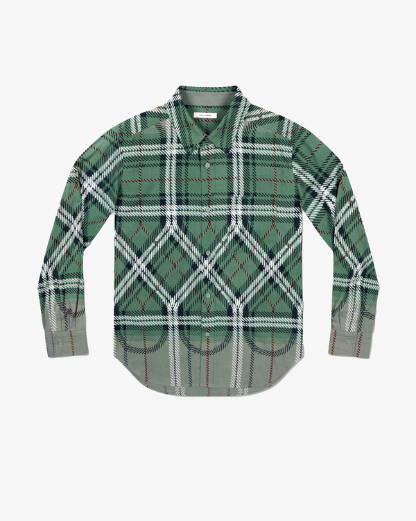 Craig Green - Men's Plaid Fade Shirt - (Green)