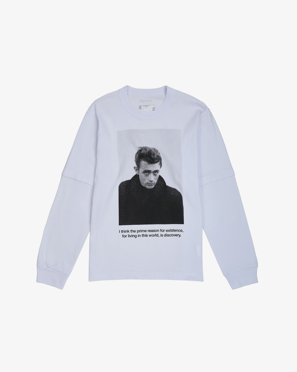 SACAI - Men's James Dean L/S T-Shirt - (White101)