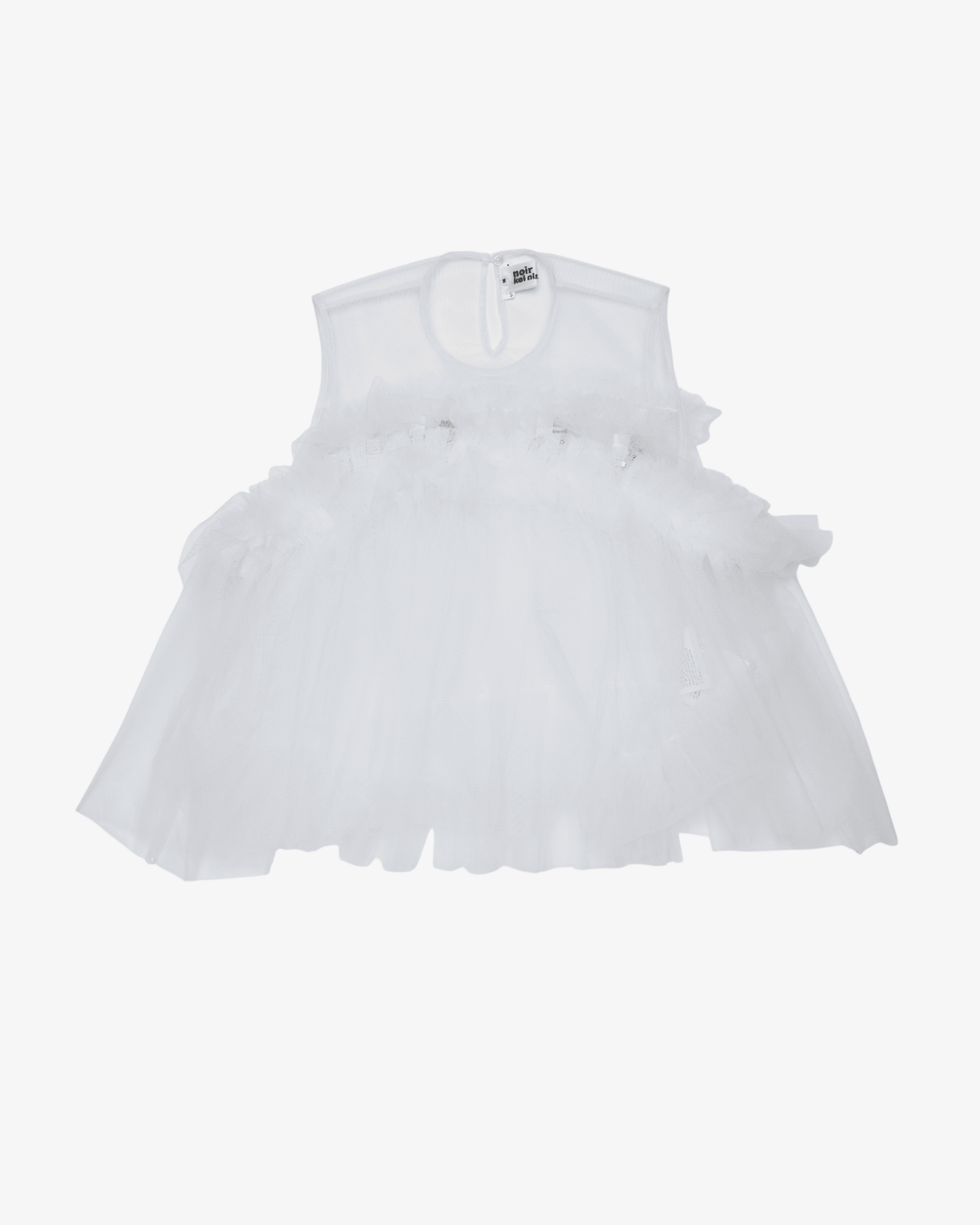 noir kei ninomiya チュールキャミソールトップホワイトS noir kei ninomiya チュールキャミソールトップホワイトS
